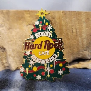 Rare Hard Rock Cafe New York City Tree Lighting Christmas 2004 Pin LE500 *Lesen* - Bild 1 von 2