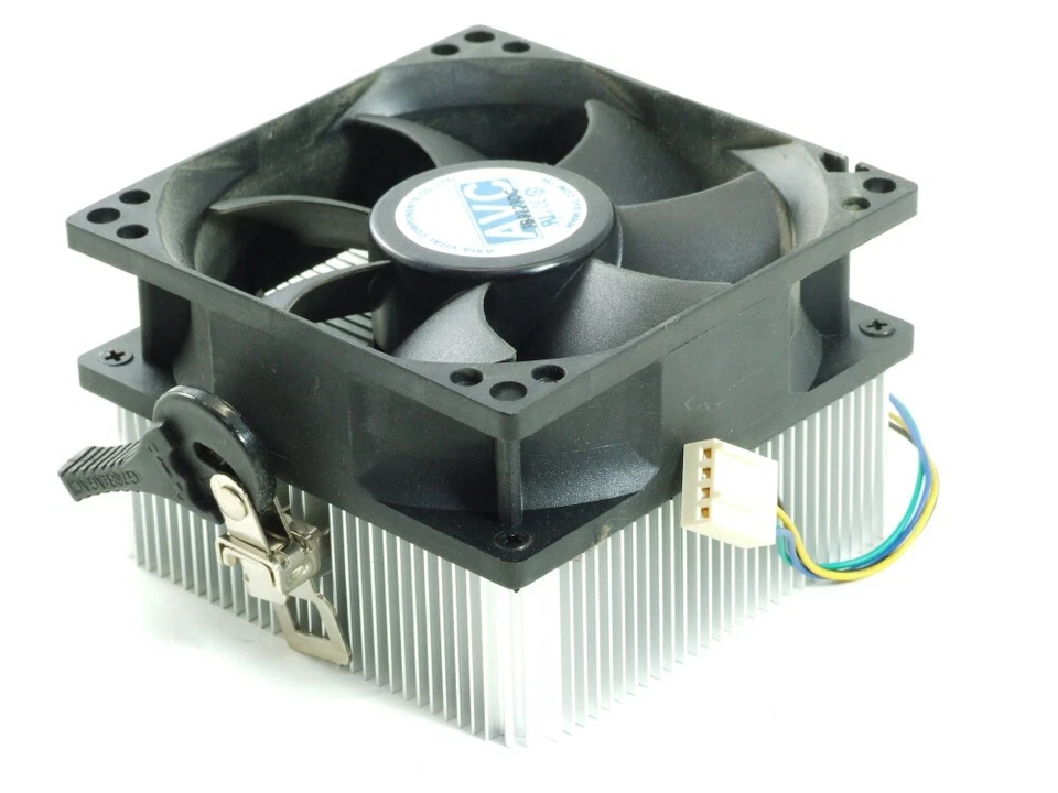 AMD Socket Sockel 754 939 AM2 AM3 FM1 FM2 Heat-Sink Kühlkörper 4-Pin 75mm Fan - Bild 1 von 1