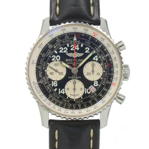BREITLING Navitimer AB0210 Chronograph Date Black Dial Mens Watch 90285662 - Picture 1 of 7