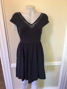 LC Lauren Conrad Dress Cap Sleeve Lace Front-Back V Neck Dresses NWOT - Picture 1 of 12