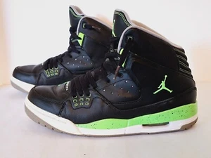 Nike Air Jordan Basketballschuhe Herren 10 SC 1 Sneaker Schwarz Grün Mid Top - Bild 1 von 14