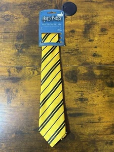 Harry Potter Hufflepuff Tie Yellow With Black Stripes Halloween Costume - Picture 1 of 3