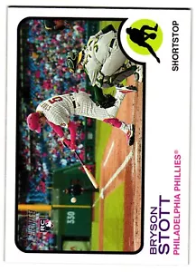 2022 Topps Heritage #605 Bryson Stott RC - Picture 1 of 2