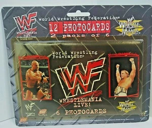 World Federation Wrestling 1999 12 tarjetas fotográficas 2 paquetes de 6 nuevas selladas - Imagen 1 de 5