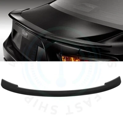 Black Rear Spoiler Lip For 2014-2018 Toyota Yaris Matte Screw-On ABS — 第 1/4 张图片