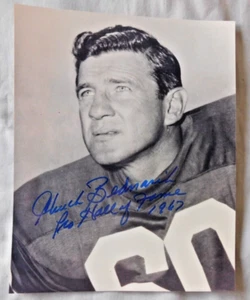 Philadelphia Eagles Chuck Bednarik autographed Signed 8x10 photo HOF 67 - Picture 1 of 1