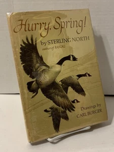 1966 "Hurry, Spring!" Sterling North 1st Edition in DJ - Bild 1 von 14
