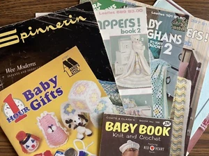 Knit & Crochet Pattern Booklets & Magazines for Baby Afghans & Wrappers & Toys - Imagen 1 de 7