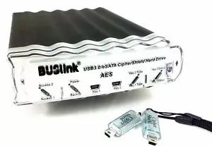 Dual Keys USB 3.0 eSATA FIPS 140-2 512 bit AES Hardware Encrypted Drive 10 TB - Picture 1 of 1