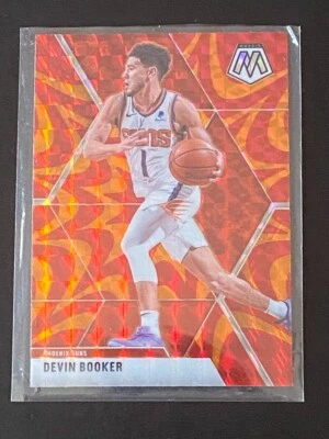 Devin Booker 2019-20 Panini Mosaic Prizm Reactive Orange #128 Phoenix Suns - Image 1 of 2