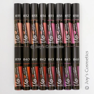 16 LA GIRL Matte Pigment Lip Gloss Flat Finish "Full Set"*Joy's cosmetics* - Image 1 of 4