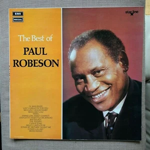 THE BEST OF PAUL ROBESON EX+ VINYL LP / OL' MAN RIVER / WATER BOY / TREES - Picture 1 of 11