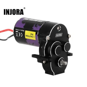 INJORA CNC Transmisión Completa 370 Motor Cepillado 45T para 1/18 RC Oruga TRX4M - Imagen 1 de 15