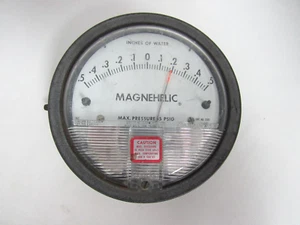 DWYER CAT. NO. 2301 DRUCKMESSGERÄT 0,5-,5 ZOLL WASSER 15 PSIG - Bild 1 von 6