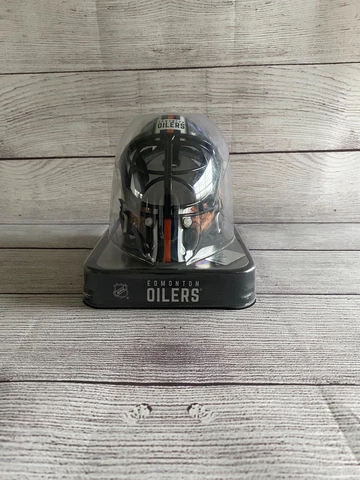 NHL Edmonton Oilers Unsigned Franklin Sports  Replica Mini Goalie Mask Cover