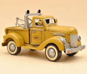 Vintage Reproduction Antique Look Pennzoil Tow Truck Sculpture Figurine Hot Cast - Picture 1 of 5