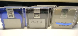 Disque Junk MO Sony etc 640/230/128 Mo 3,5 en lot de 12 supports d'enregistrement Japon F/S - Photo 1/10