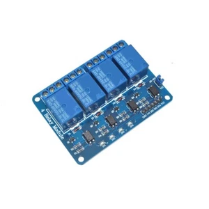 Relay 5V 4 Channel Shield Module optocoupler Board for Arduino ARM AVR 250V 10A - Foto 1 di 4