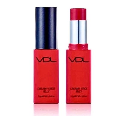 VDL CREAMY STICK JELLY in Red ~ RIDING HOOD .25 oz 4 Lip & Cheek NOS - Image 1 of 2