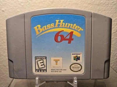 Nintendo 64 Bass Hunter 64 Video Game Tested Working - Image 1 of 2