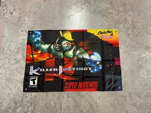 Tapiz de bandera de pared personalizado Killer Instinct 2 x 3 pies SNES - Imagen 1 de 8