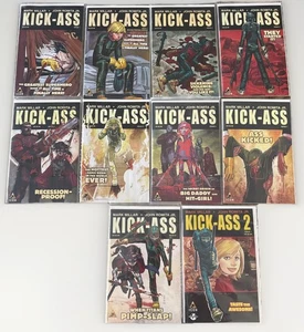 Kick-Ass (Icon 2004) full 1-8, 1st Kick-Ass, Hit-Girl, Big Daddy Romita Jr Keys - Picture 1 of 7