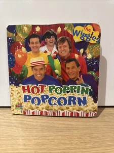 Rare Collectible: The Wiggles Hot Poppin’ Popcorn Book 2010 ABC books Board Book - Foto 1 di 6
