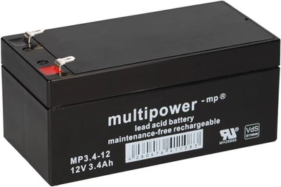 MULTIPOWER Akku kompatibel Alber ScalaMobil S2 /27/30/31 12V 3,4Ah