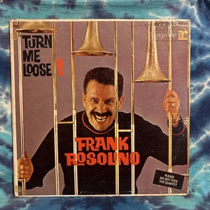 Frank Rosolino LP Turn Me Loose AUTOGRAPHED Original 1961 Pressing SIGNED - Picture 1 of 12