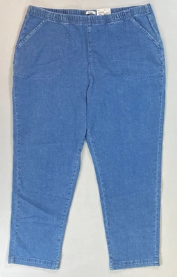 Women's Croft & Barrow Plus Size Pull On Straight Mid Rise Pants NEW Size 24W - Image 1 of 3