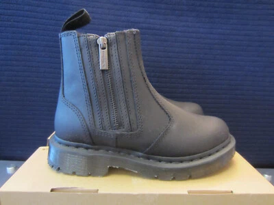 Dr. Martens 2976 Alyson / W/Zips / Virginia Damen Chelsea Boots Schwarz, Braun.