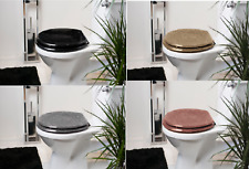 Glitter Toilet Seat Range Glitzy Sparkle Resin Perfect Bathroom Addition 4 Color