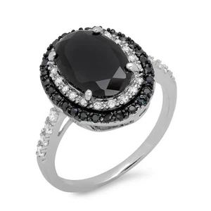 Anillo Nuevo Moda Corte Ovalado 2.35ct Circón Cúbico Relleno Plata 925 Talla 6-10 - Imagen 1 de 3
