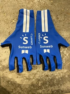 Team Sunweb Craft Aero TT Gloves Blue Various Sizes - Picture 1 of 2