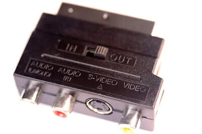 SCART Adapter, composite s-video to SCART - Image 1 of 3