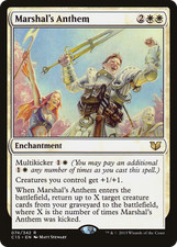 MARSHAL'S ANTHEM ~mtg NM Commander 2015 Rare x1