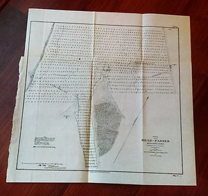 1902 Chart Map of Mississippi River Head of Passes - Picture 1 of 2