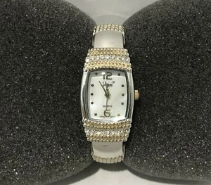 Vivani Silver-Gold Toned Ladies' Bangle Watch {Tested Runs GREAT} - Picture 1 of 4