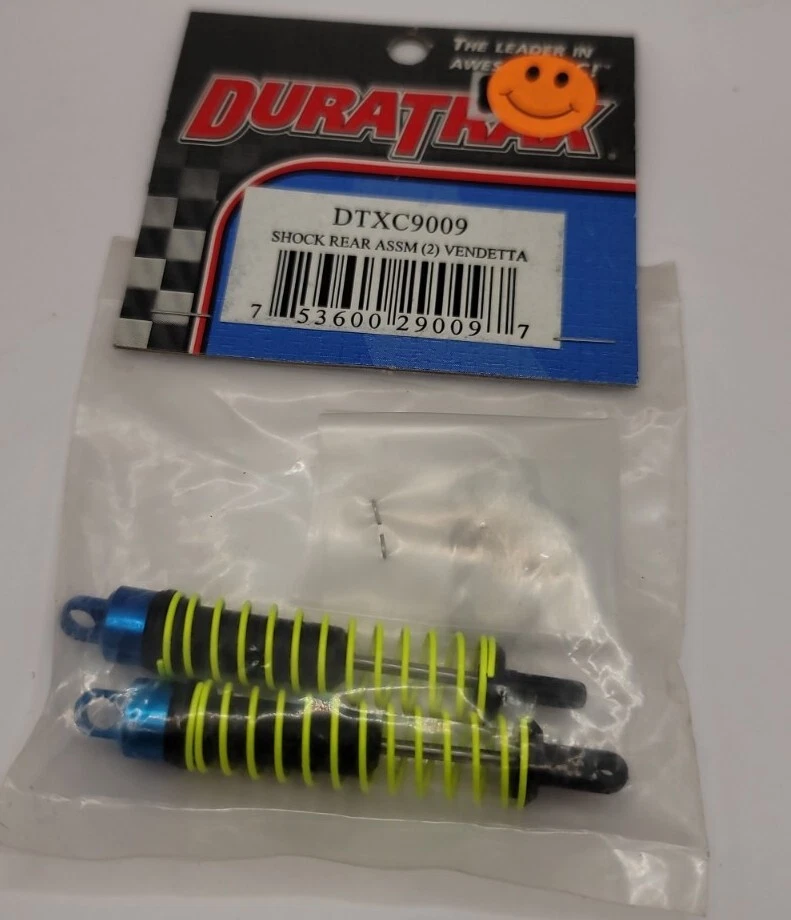 Duratrax Rear Shock Set Vendetta 1/18th Scale Truggy Vintage Rc DTXC9009 - Image 1 of 1