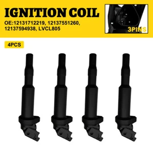 4x Ignition Coils Pack for BMW 3er 5er X5 X3 E39 E46 E90 E63 E64 316i 320i 530i - Picture 1 of 14