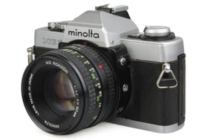 Minolta XG2 (XG-2) 35mm SLR Film Camera Body w/ MD Rokkor 50mm f/1.7 Lens - Picture 1 of 13