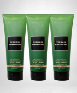 3-PACK BATH & BODY WORKS TERRAIN For Men Ultimate Hydration Body Cream NEW! - Picture 1 of 4