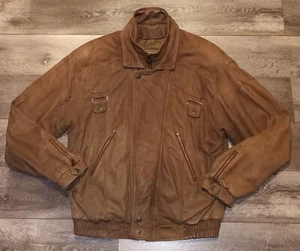 Vintage Adventure Bound Wilsons Leder Thinsulate Bomberjacke Herren Large-Tall - Bild 1 von 13