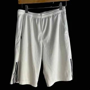 Adidas Climalite Response Youth 13-14Y White Basketball Exercise Shorts - Picture 1 of 8