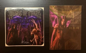 Postal promocional Cradle Of Filth Midian + pegatina 2000 Koch Records Metal - Imagen 1 de 3