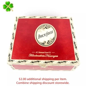 Caja de cigarros de madera vacía Brick House Toro 8,25" x 7,25" x 2,75" - Imagen 1 de 12