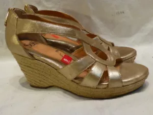 Sandalias Sofft Metálicas Cuña Plataforma Alpargata Cuero Mujer Zapatos 9M $99 - Imagen 1 de 11