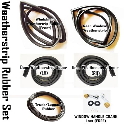 Conjunto de vedação de borracha para pára-brisa Toyota Celica TA27 TA 27 1971-1977  - Imagem 1 de 4