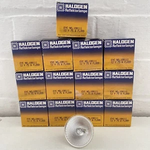 13 X WHITE SPOTLIGHT JOBLOT BLV 12V 75W FLOOD HALOGEN REFLECTOR - Picture 1 of 6