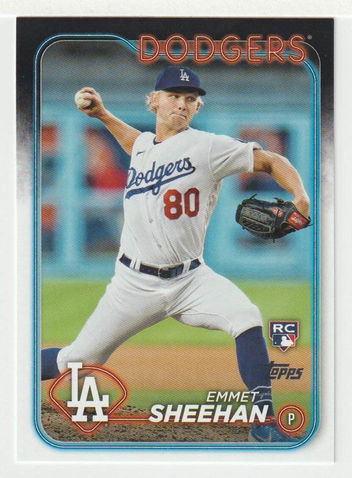 Emmet Sheehan RC - Los Angeles Dodgers (Baseball Card) 2024 Topps # 283 Mint - Image 1 of 1